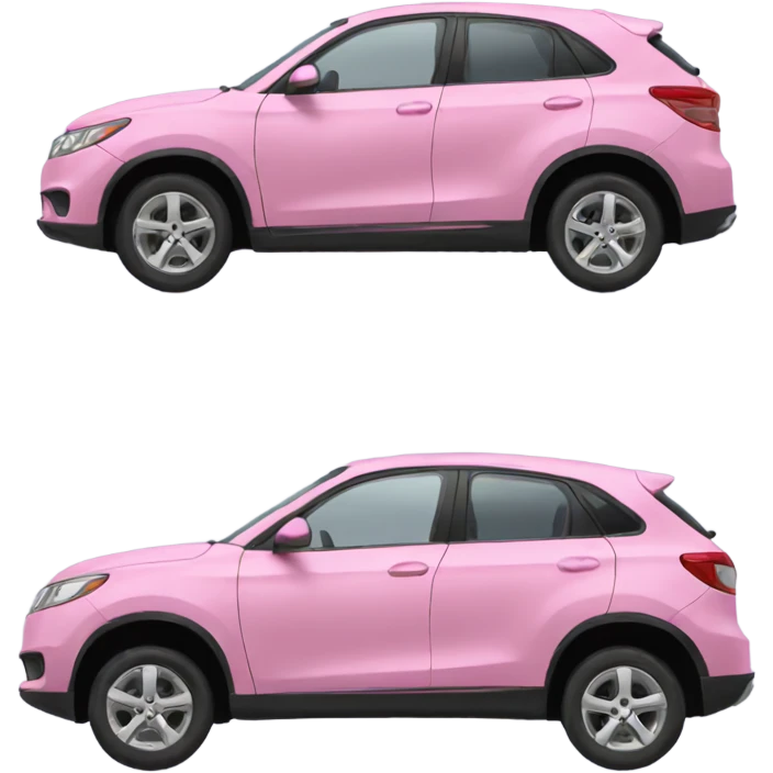 Pink car emoji