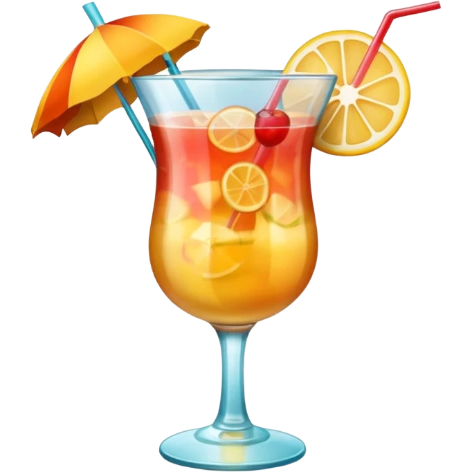 beach coctail drink emoji
