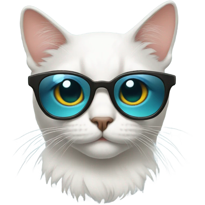 cat with cool glases emoji