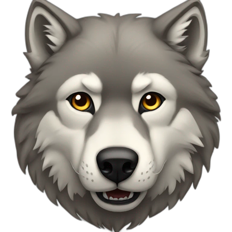Wolf emoji