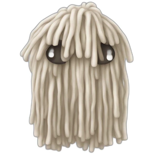 mop with face emoji