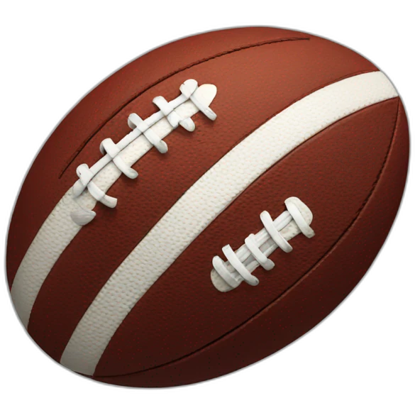 ball of rugby emoji