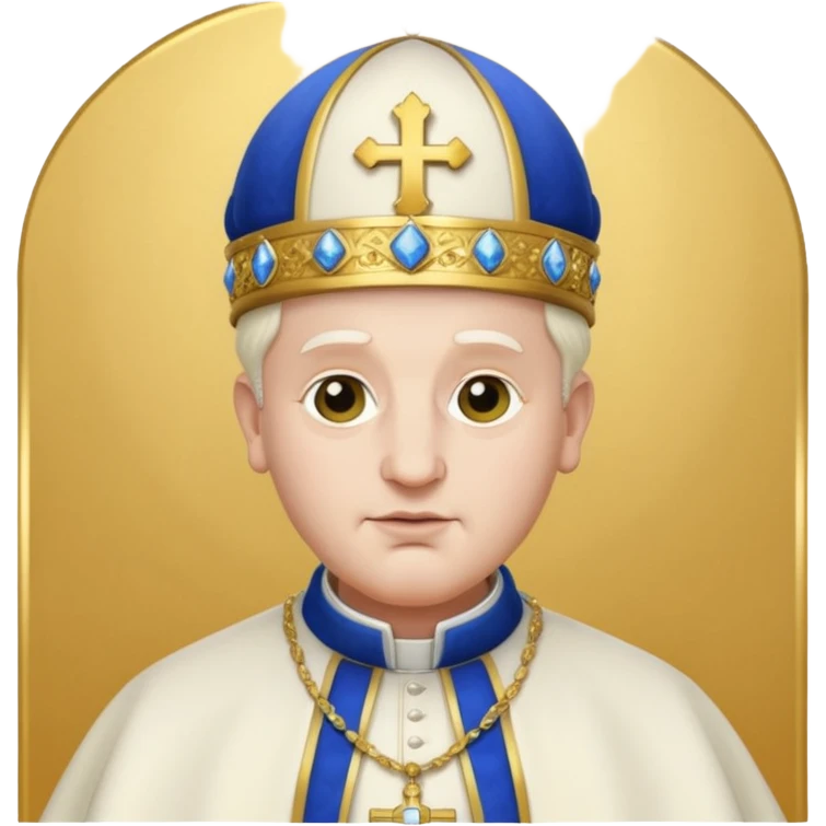 pope royal hat emoji