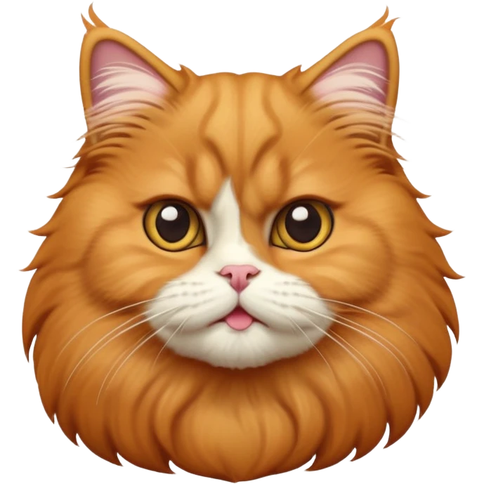 cinematic-adorable-big-eyed-fluffy-solid ginger-persian-cat-portrait-emoji,-head-tilted-playfully-with-a-sweet-expression,-fluffy-solid ginger-fur,-simplified-yet-irresistibly-cute-features-with-large,-expression, solid ginger persian cat emoji