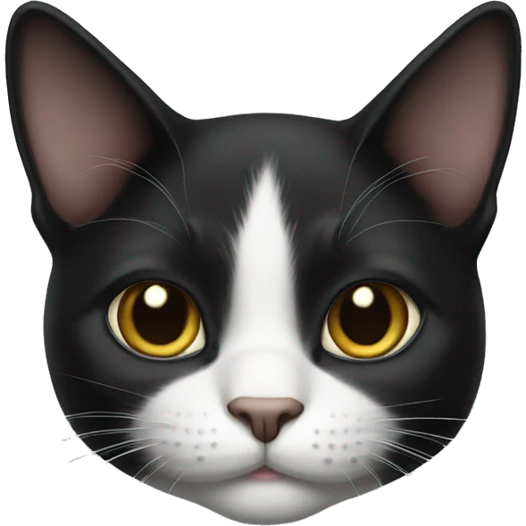 Tuxedo cat emoji