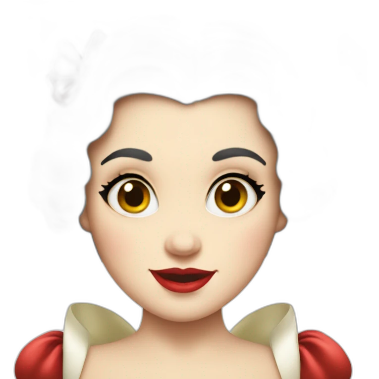 Vintage Snow White emoji
