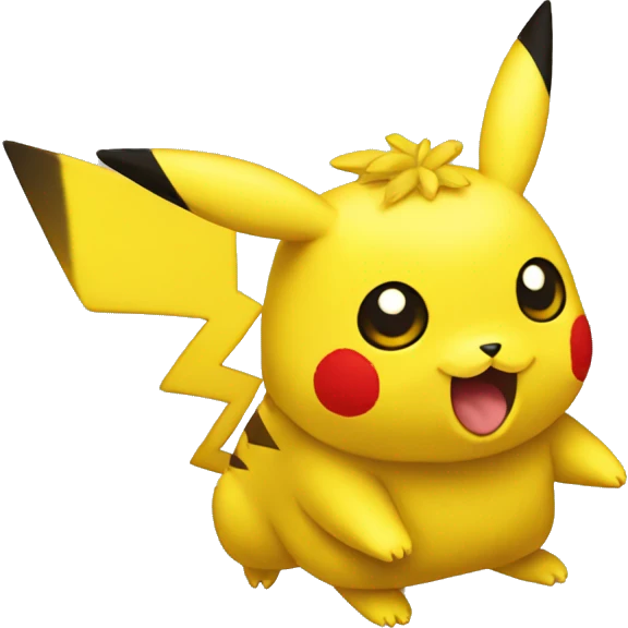Piñata de pikachu emoji