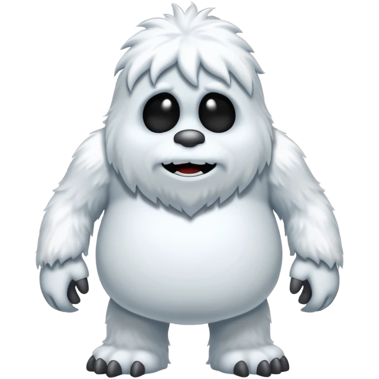 abominable snow man emoji
