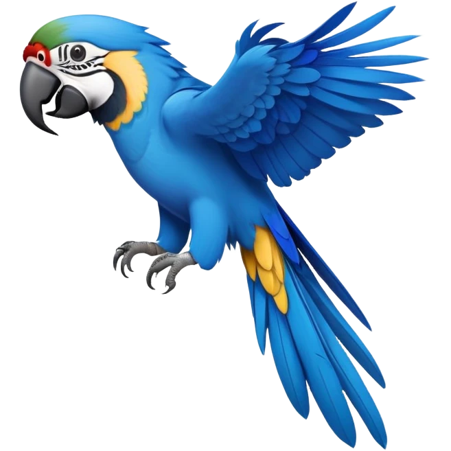 Blue macaw  emoji