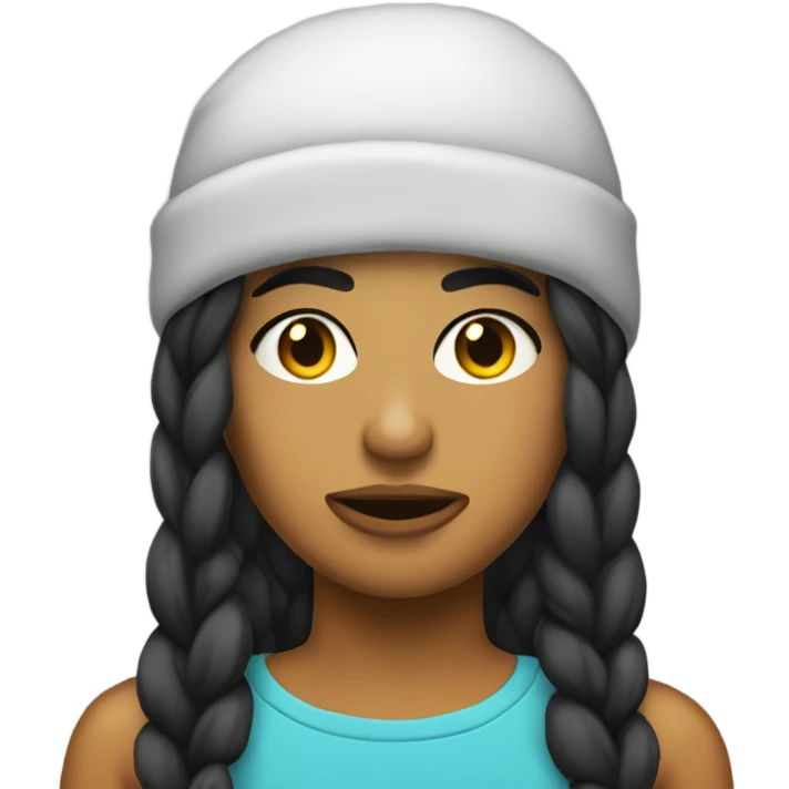 Ski mask chica morena  emoji