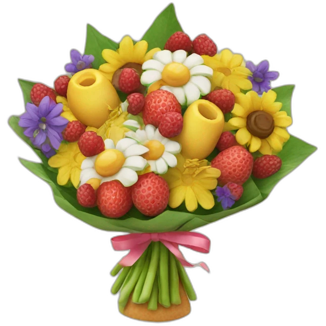 edible bouquets emoji