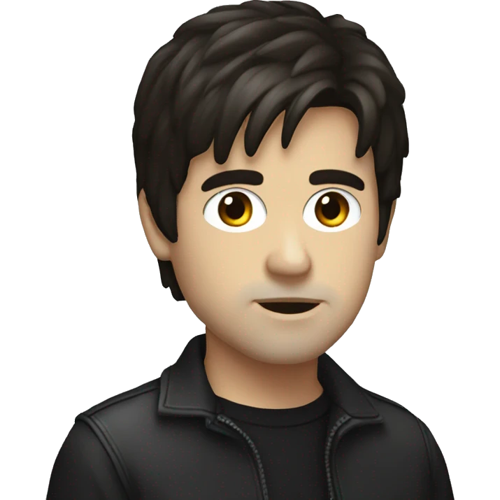 Peter Gabriel Young with dark hair emoji