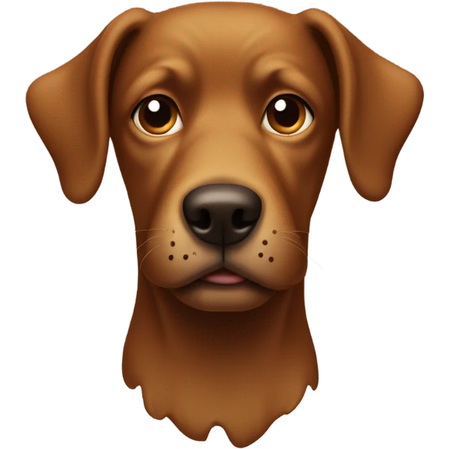 Dog with poop head  emoji