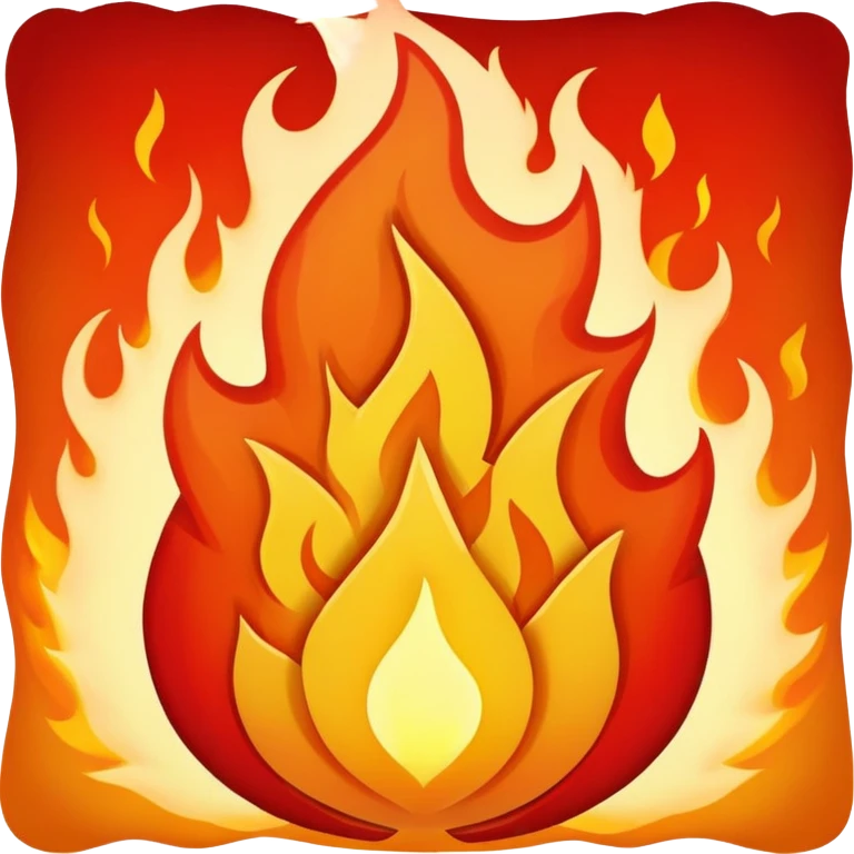 pouvoir ultime en feu emoji