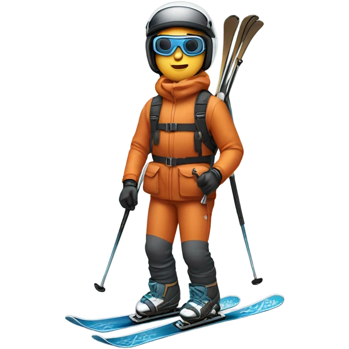 skier with rifle emoji