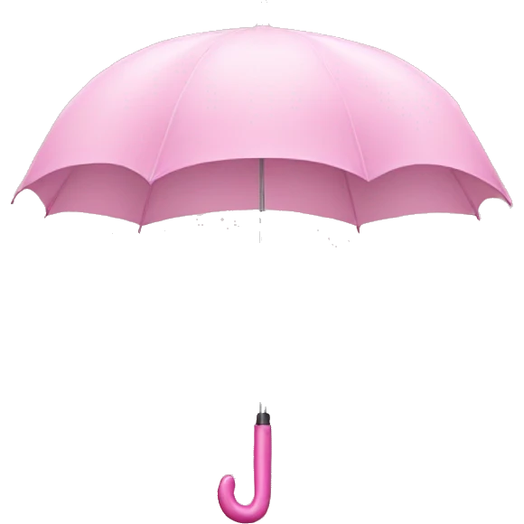 Babypink umbrella emoji