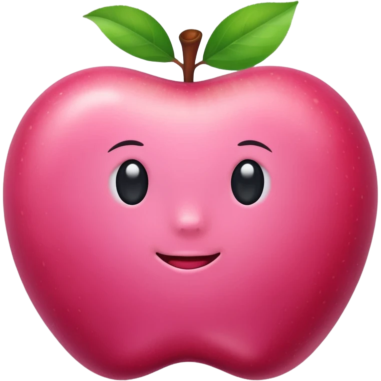 🍏 but pink emoji