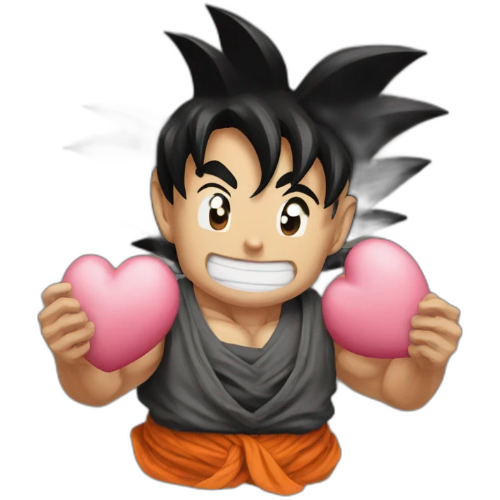 Goku + heart emoji