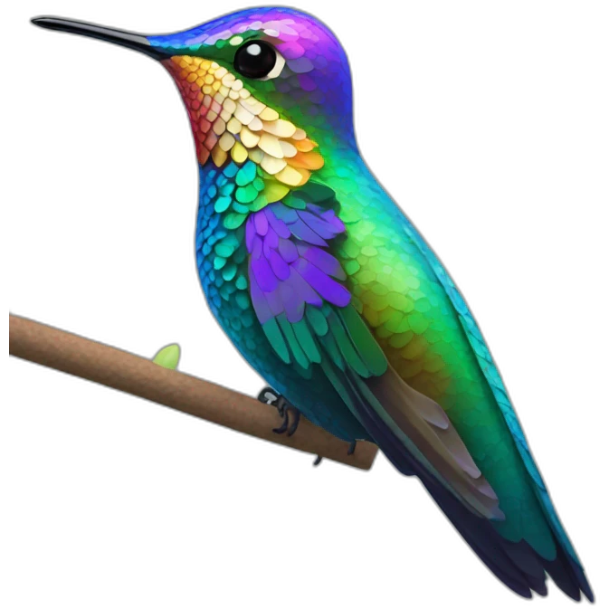 iridescence hummingbird emoji