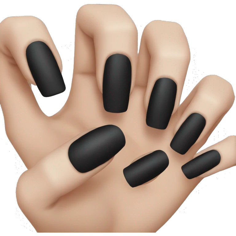 black nails emoji