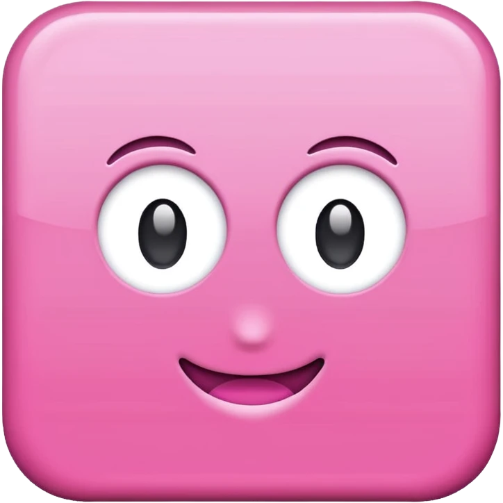 pink simple plan square emoji