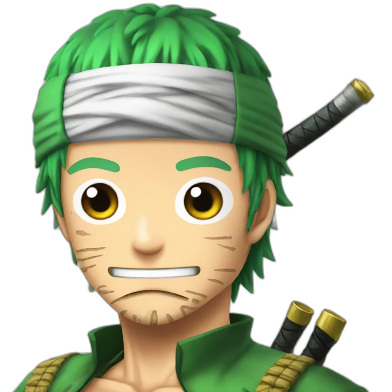 One piece zoro emoji