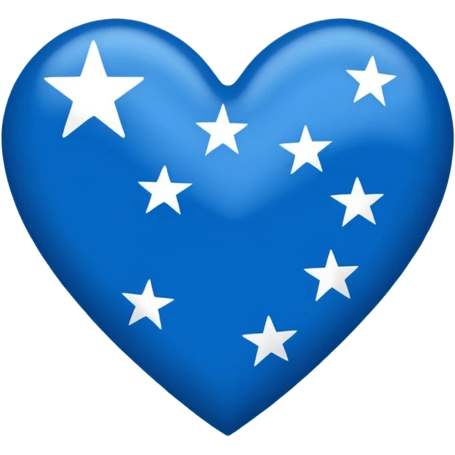 Heart flag micronesia emoji