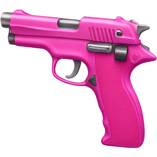 Pink gun emoji