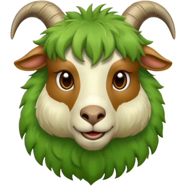 Green goat emoji