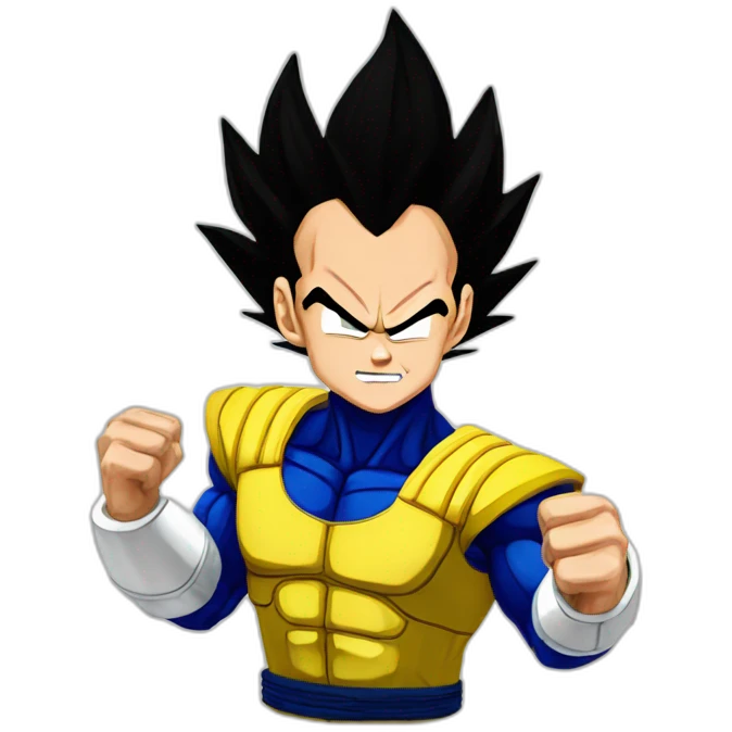 Vegeta super sayajin emoji