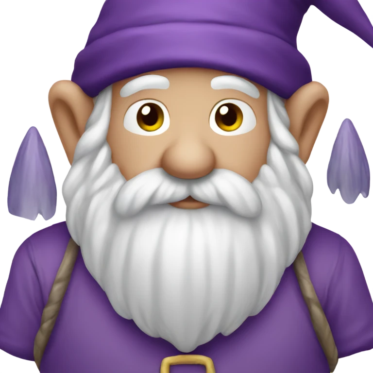 Purple gnome emoji