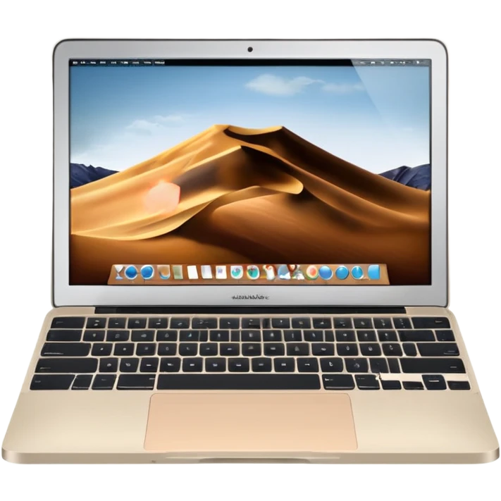 
light beige open macbook emoji