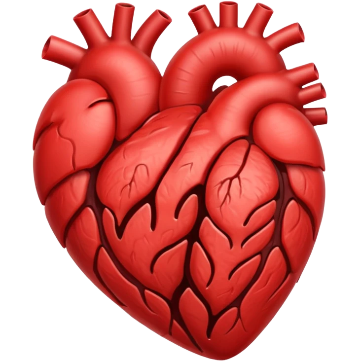 Split this emoji in half: 🫀 emoji