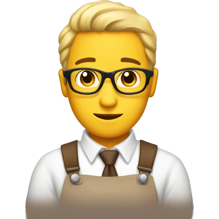 Crea un emoji tomando café emoji