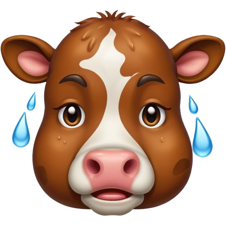cow crying emoji