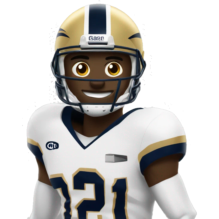 Georgia tech football player emoji