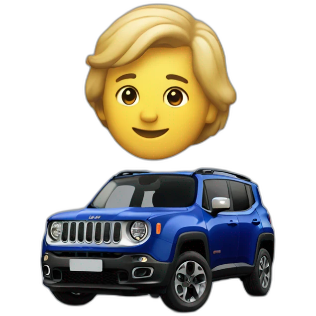 jeep renegade navy blue emoji