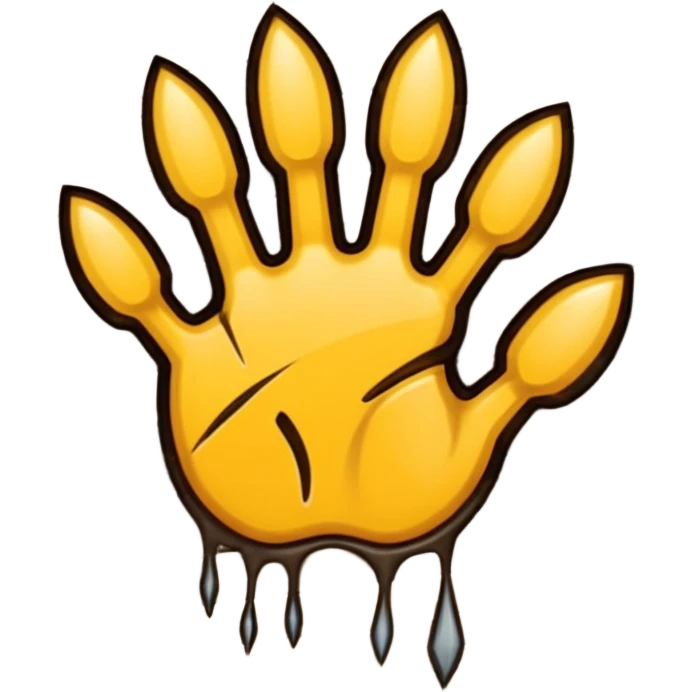 Claw scratch mark emoji