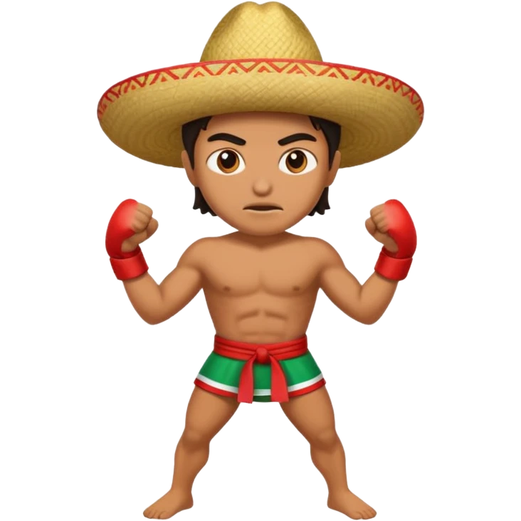 Mexican in a fighting stance  emoji