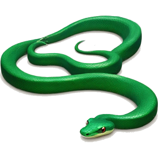 A snake on a desk. The snakes head should be replaced with a lamp. The snakes tail should be connected to a battery emoji