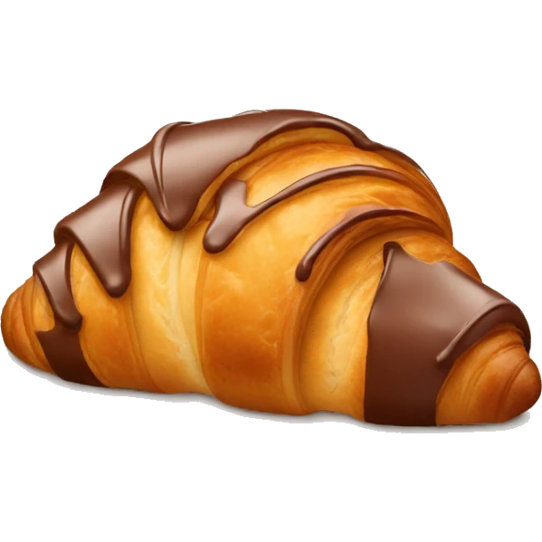 Chocolate croissant  emoji
