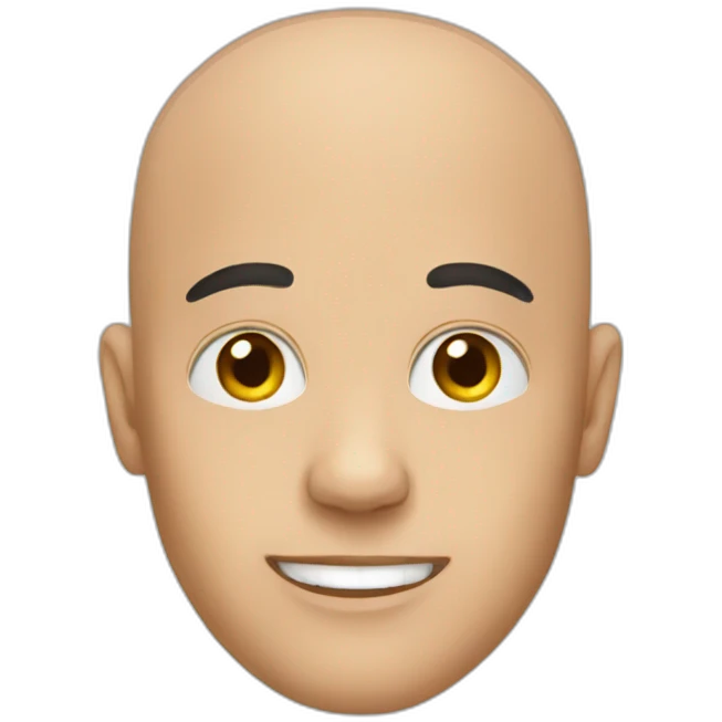 Bald emoji