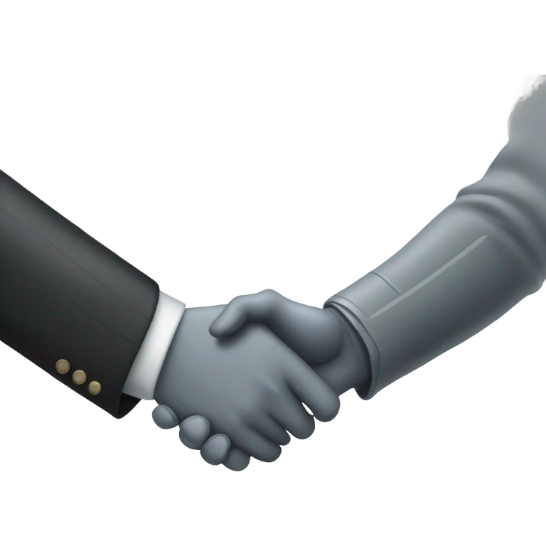 Gray alien shakes hands with president Entsenhower

 emoji