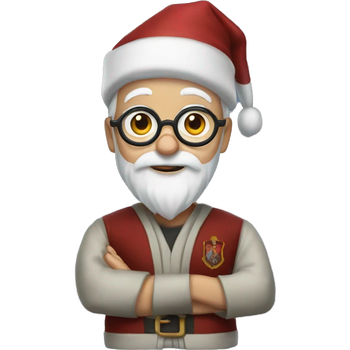 Harry potter santa emoji