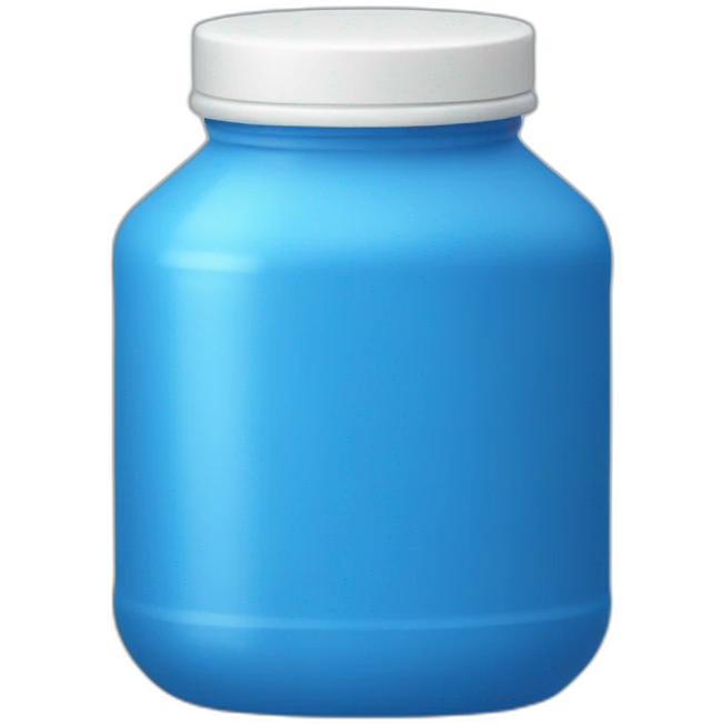 blue protein shaker emoji
