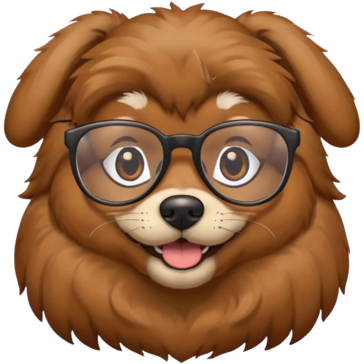 gözlüklü hayvanlar emoji