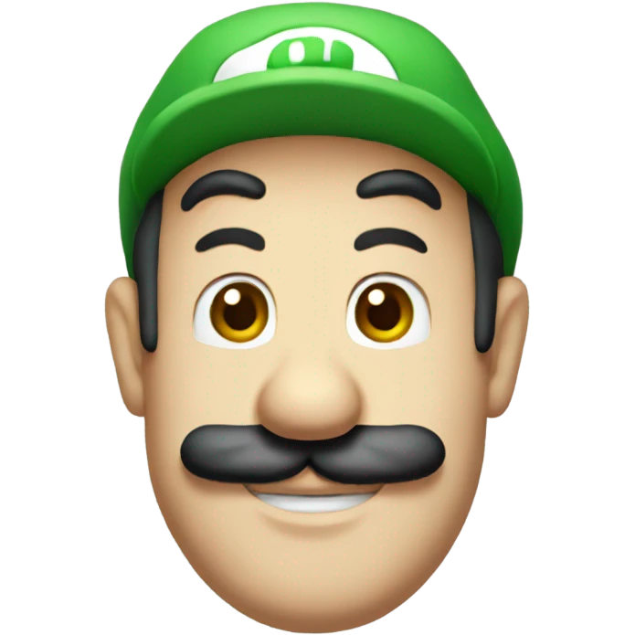 Luigi head emoji
