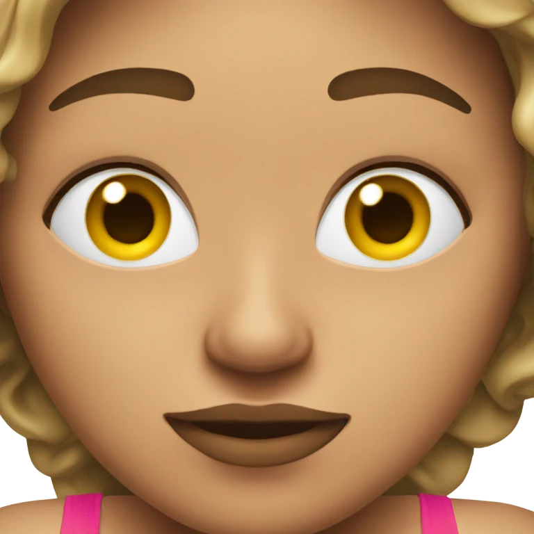 A women in a bikini emoji