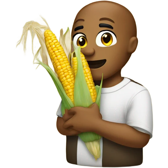 California with an ear of corn  emoji