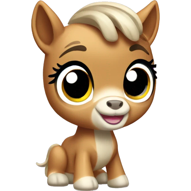 littlest pet shop horse  emoji